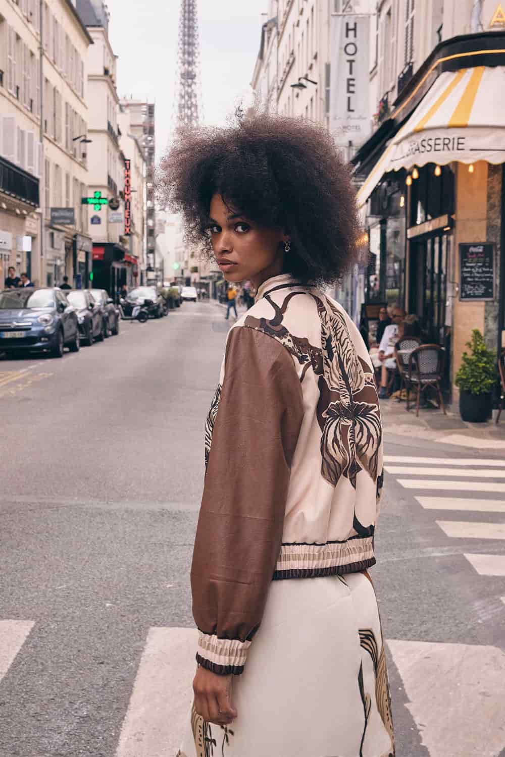 Chaqueta clea ivory coffee - miniatura 2