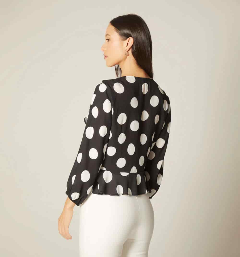 Blusa con bolero manga 3/4 - miniatura 4