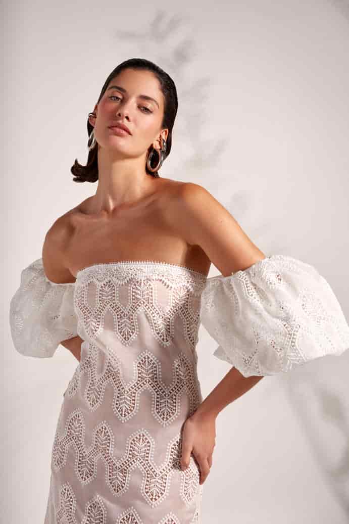 AURELIA MAXI DRESS WHITE - miniatura 2