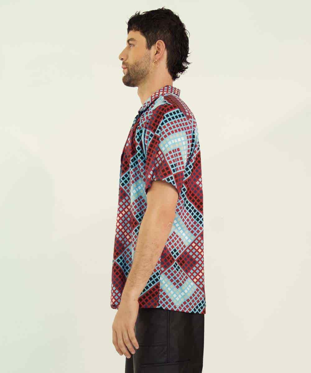 Camp Shirt in Blueprint - miniatura 2