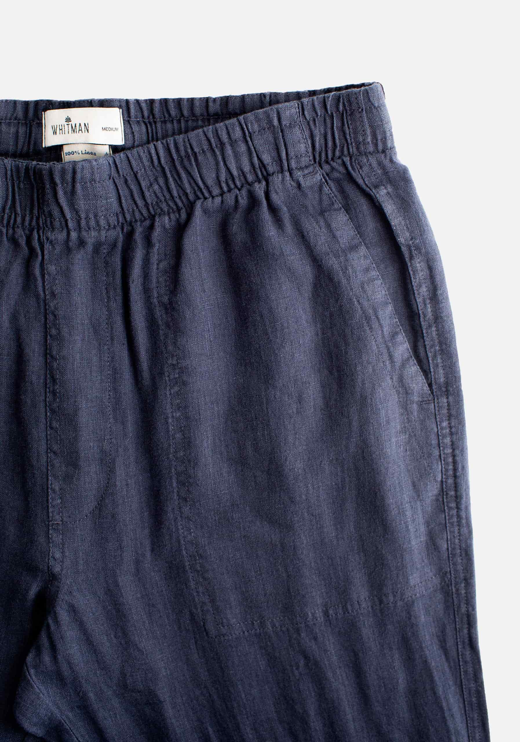 Pantalon H Hopkins Jogger Lino Azul Osc. - miniatura 2