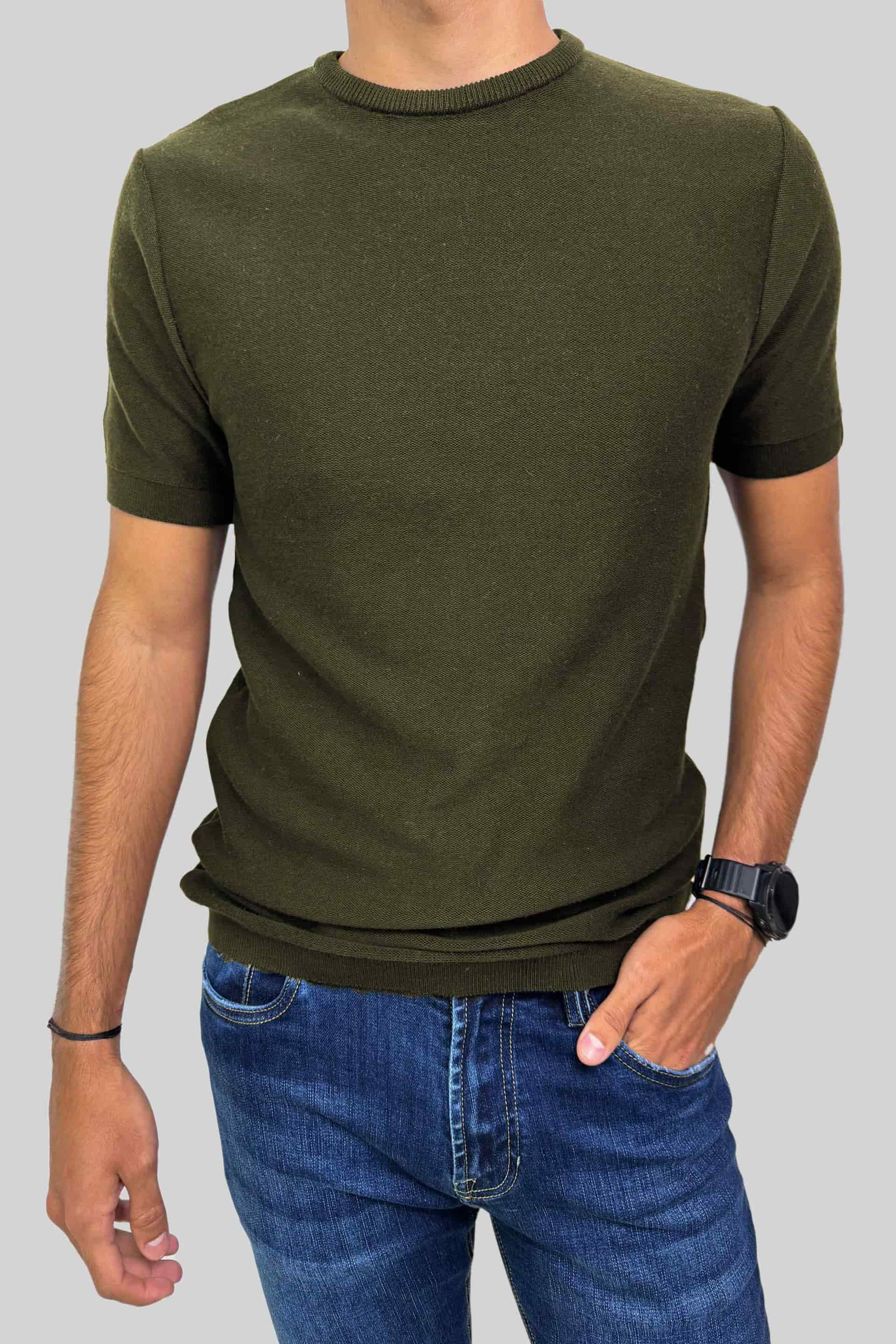 CREW NECK TEJIDA MILITAR - miniatura 1
