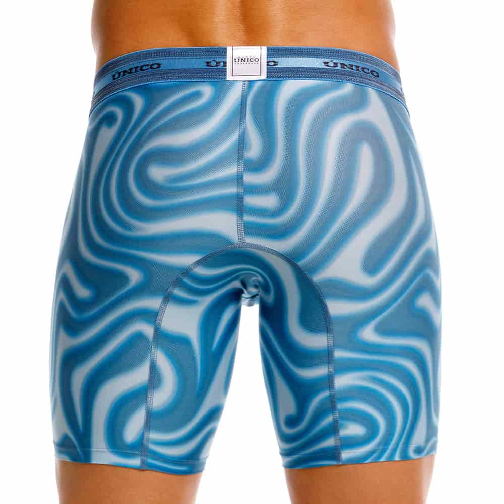 BOXER MEDIO FAUVE AZUL - miniatura 16