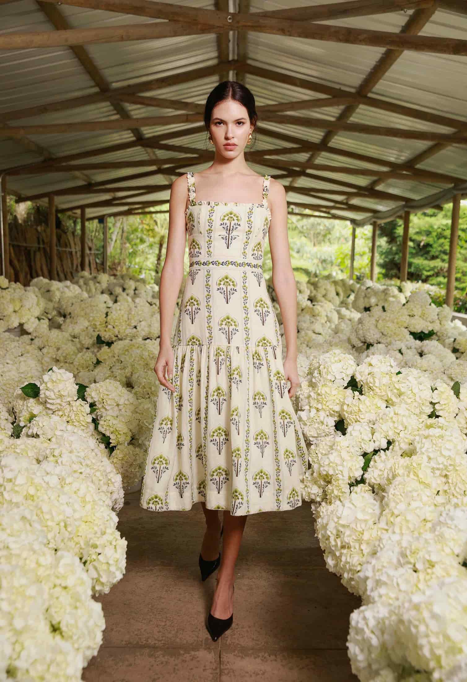 Níspero Moriche Midi Dress - miniatura 2