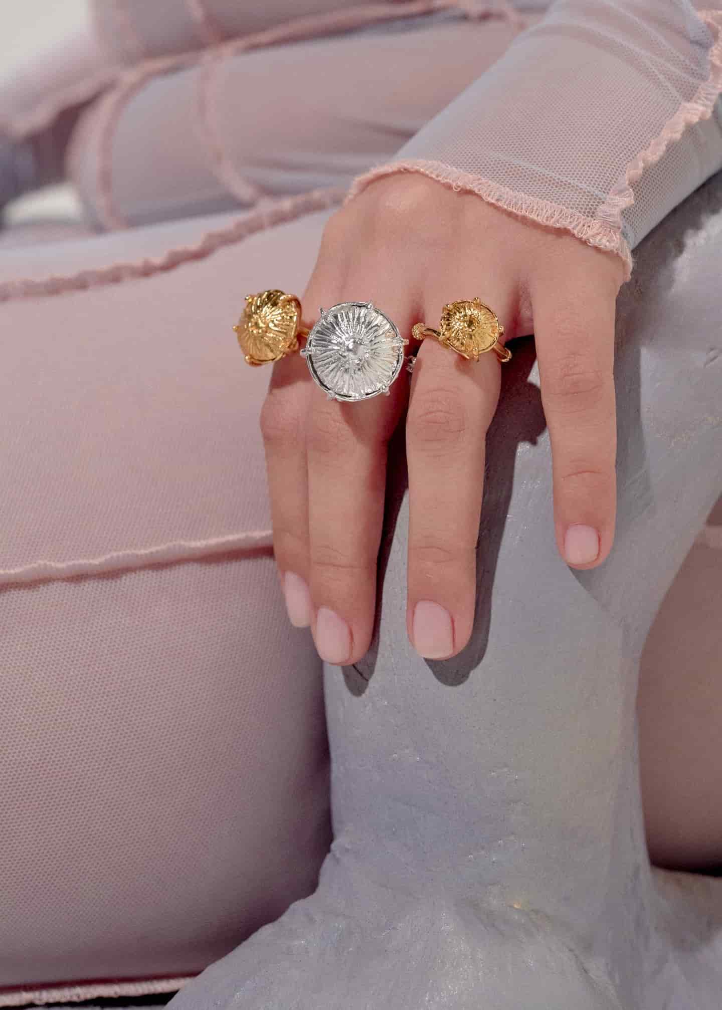 Anillo sombrerito maxi Plata - miniatura 4