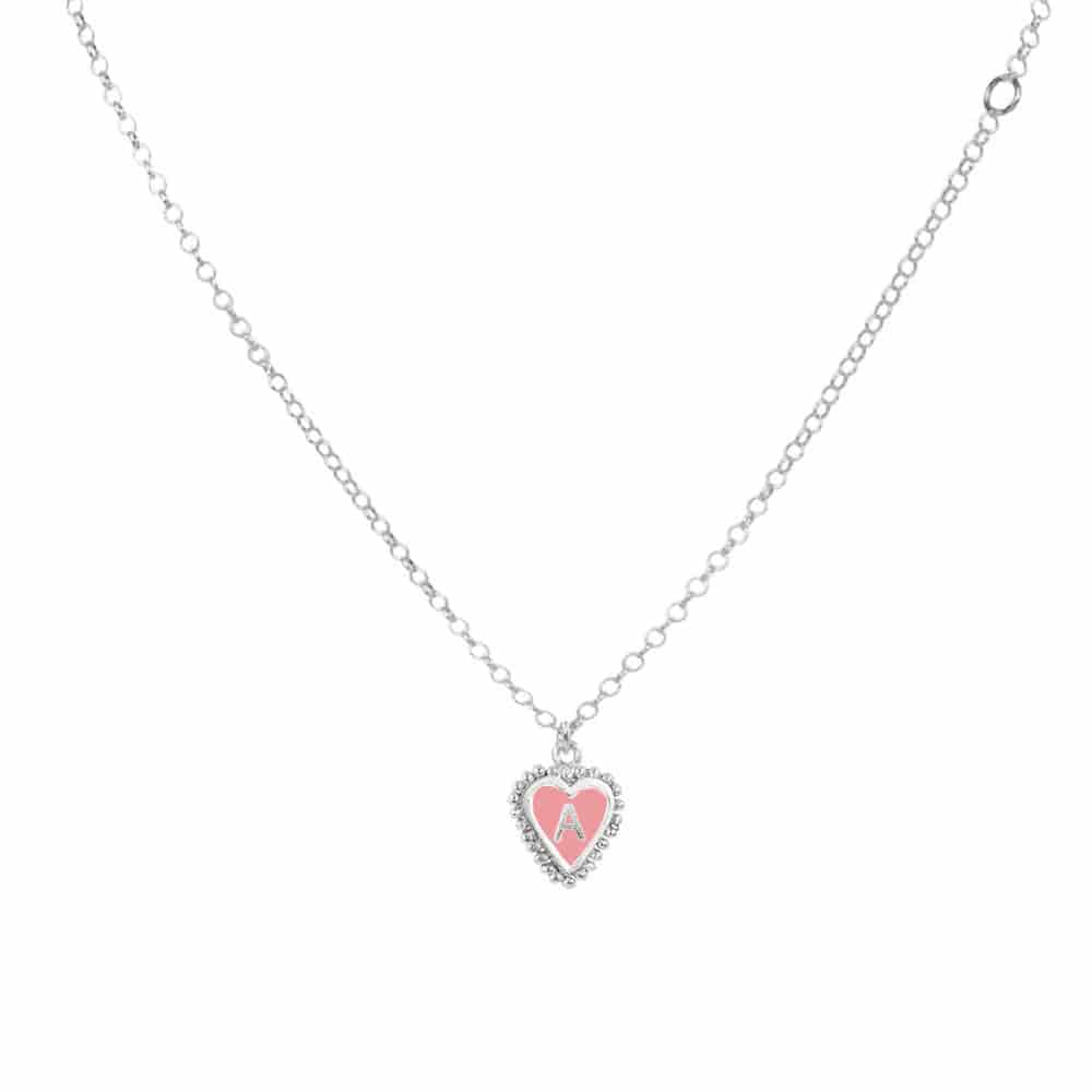 PreOrder Cadena 1 Letra Heart Plata - miniatura 6