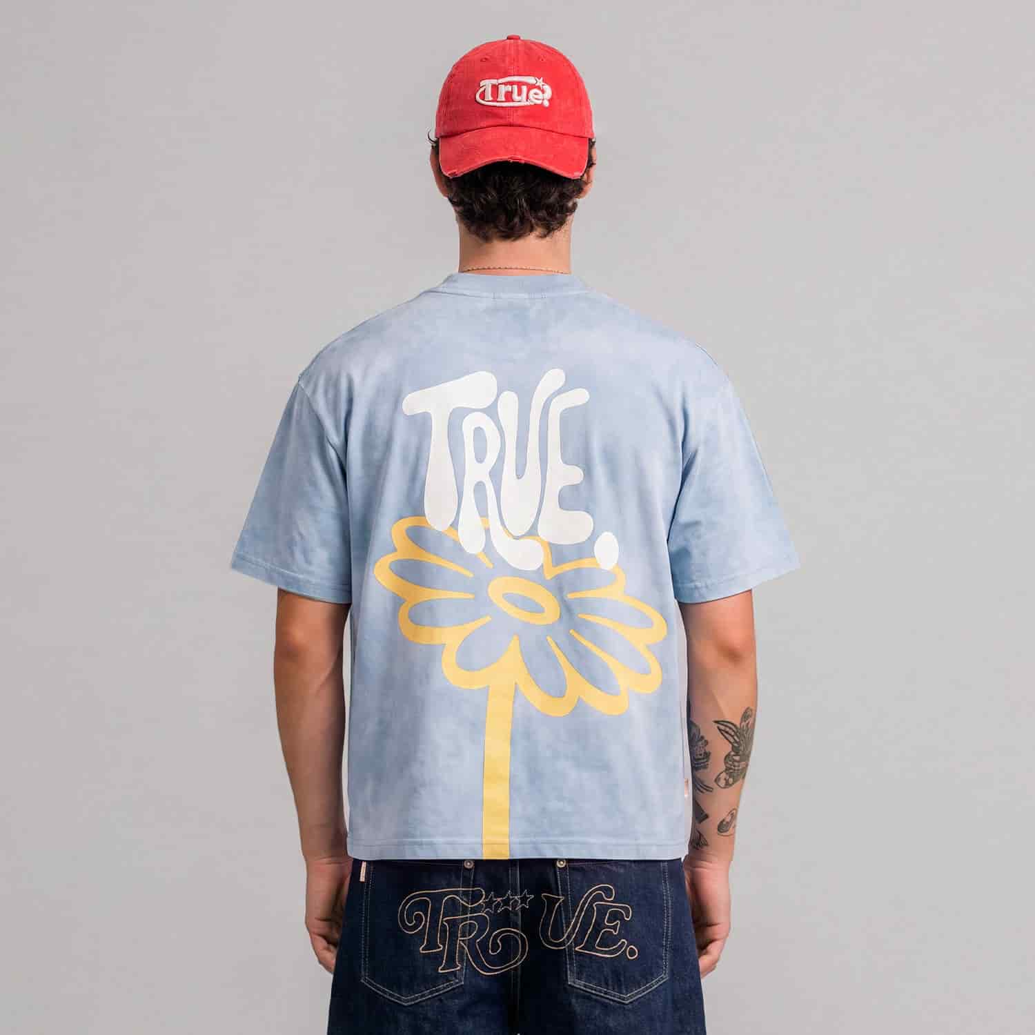 Bloom Boxy T-Shirt - Washed Blue - miniatura 6