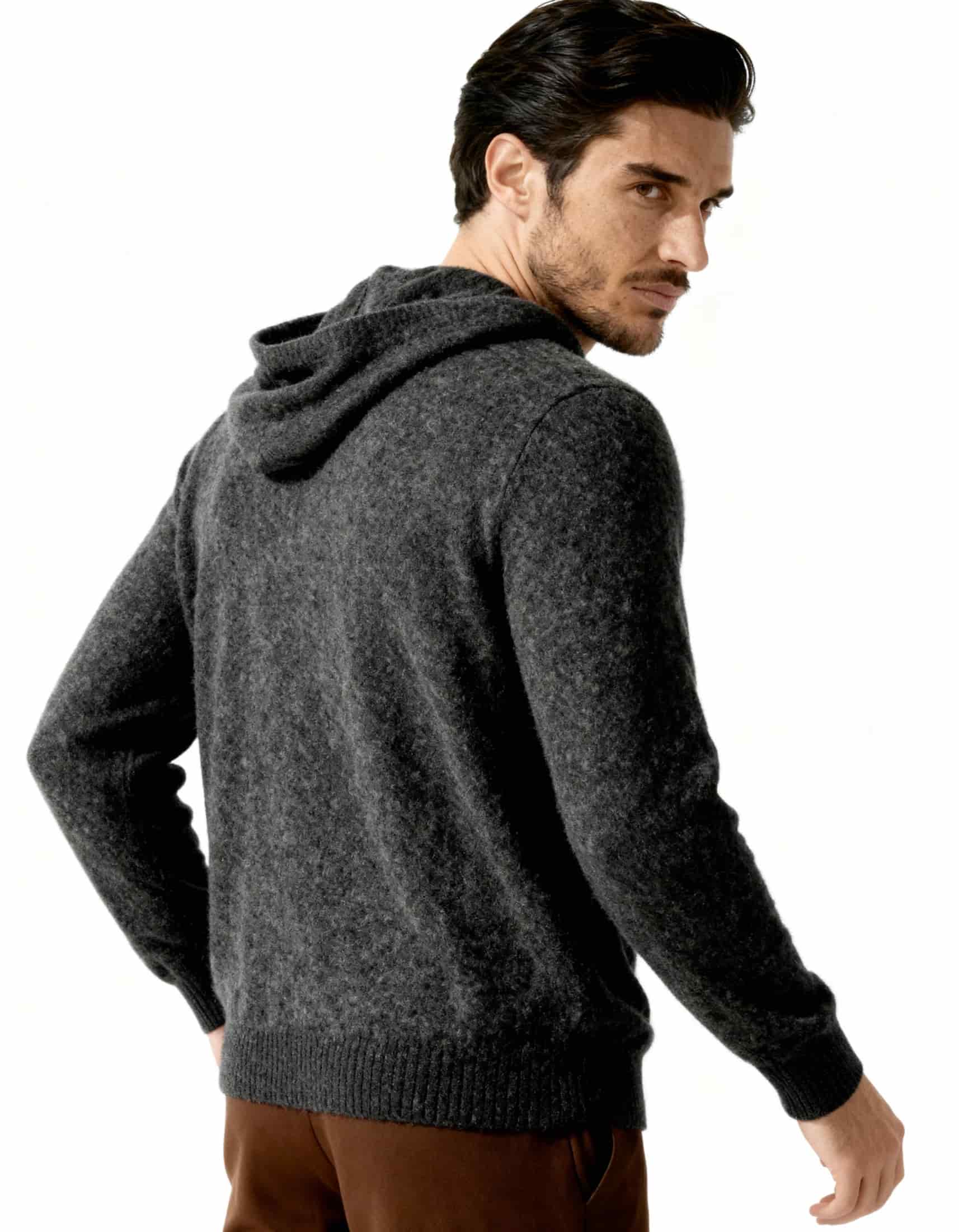 100% Cashmere Hoodie - miniatura 3