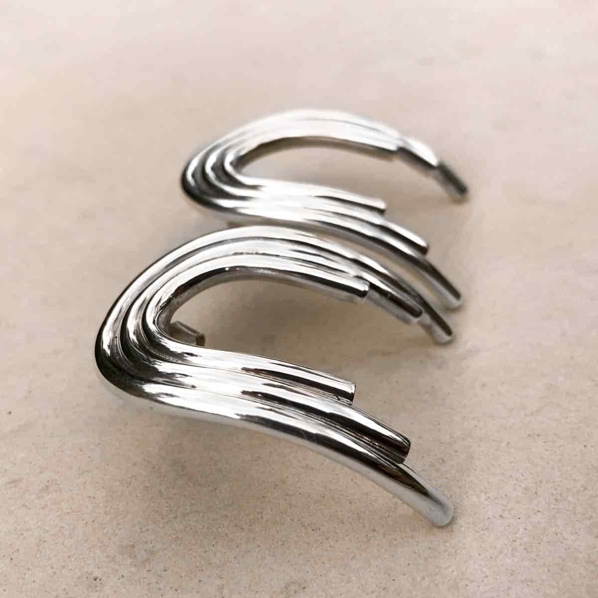 ARETES DECO GODDESS PLATA - miniatura 2