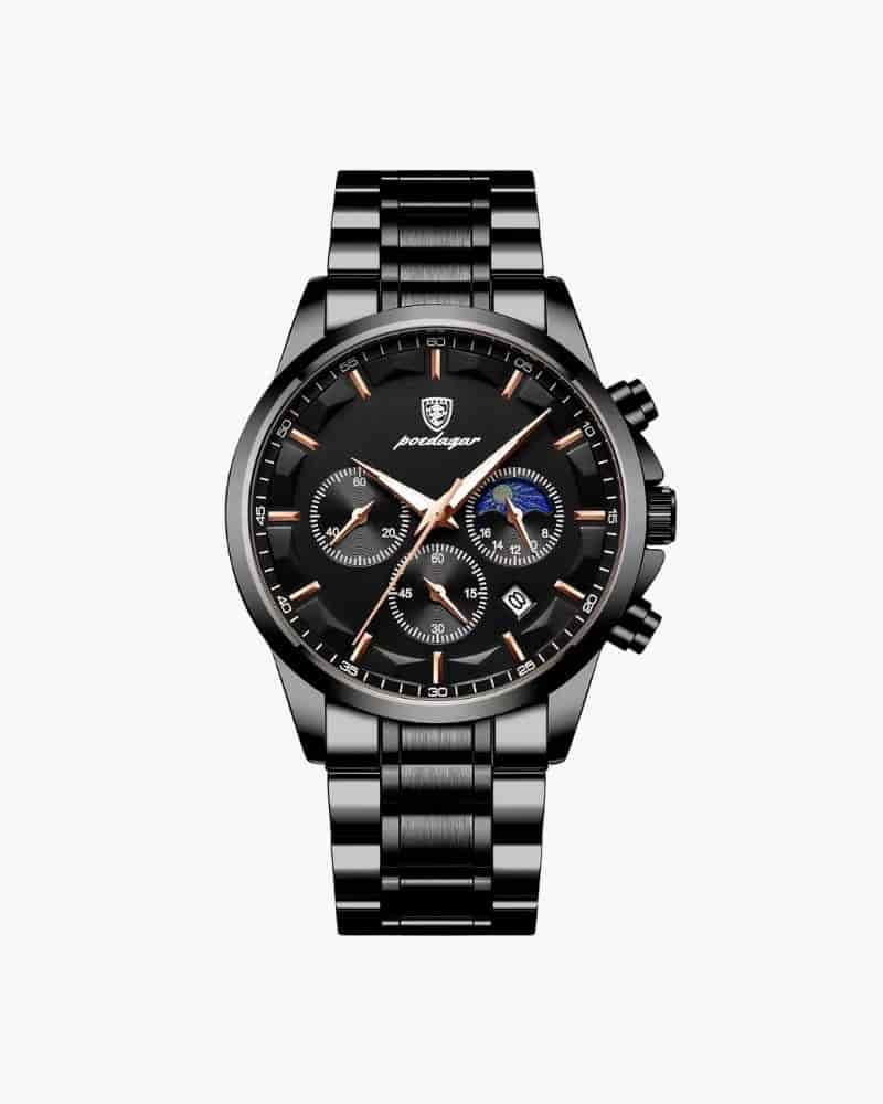 Precision Chronograph Steel Watch - miniatura 1