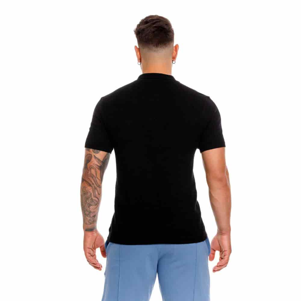CAMISETA POLO NORUEGA NEGRO - miniatura 4