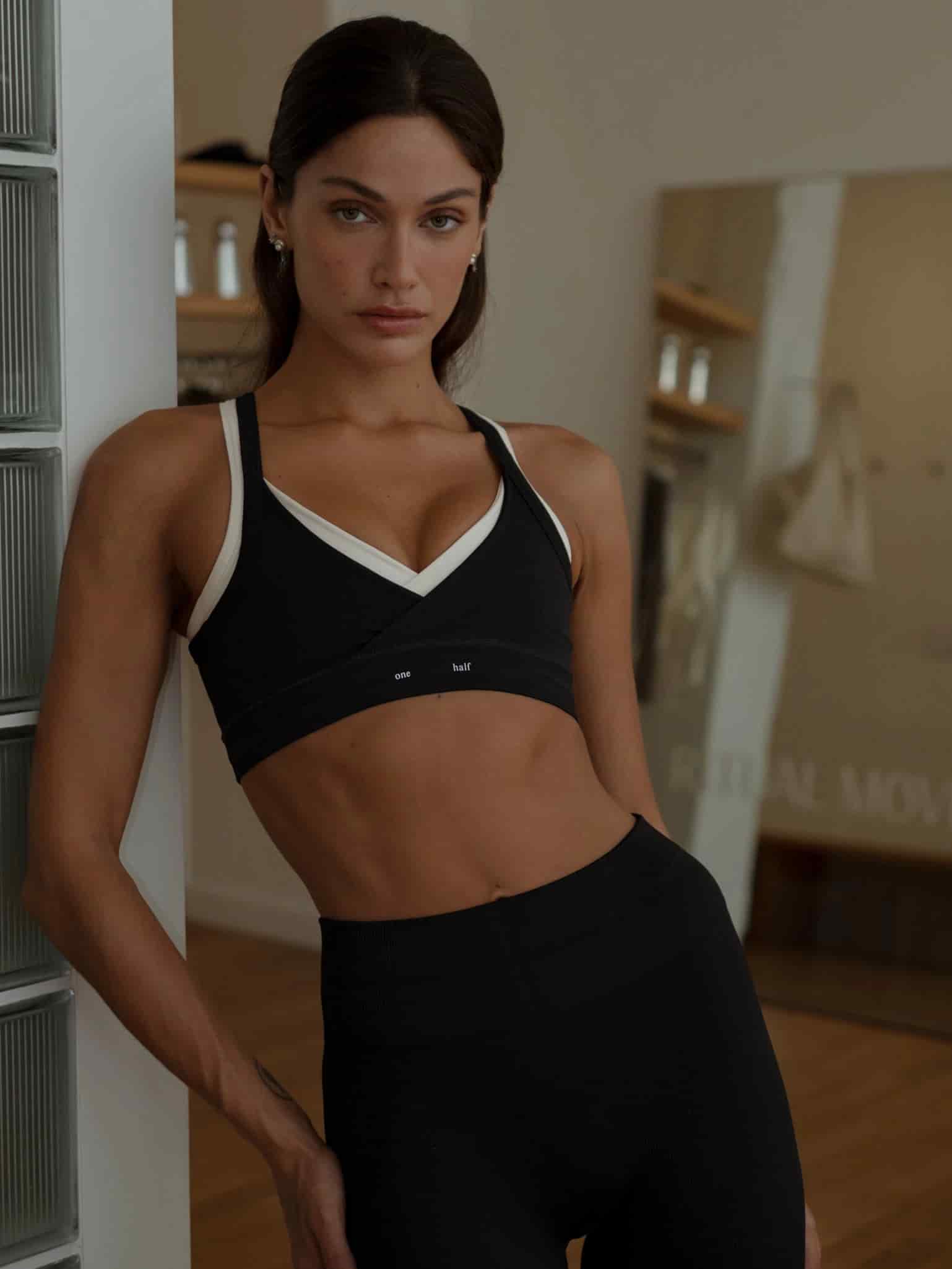 V-FORM SEAMLESS TOP - SHADOW - miniatura 2