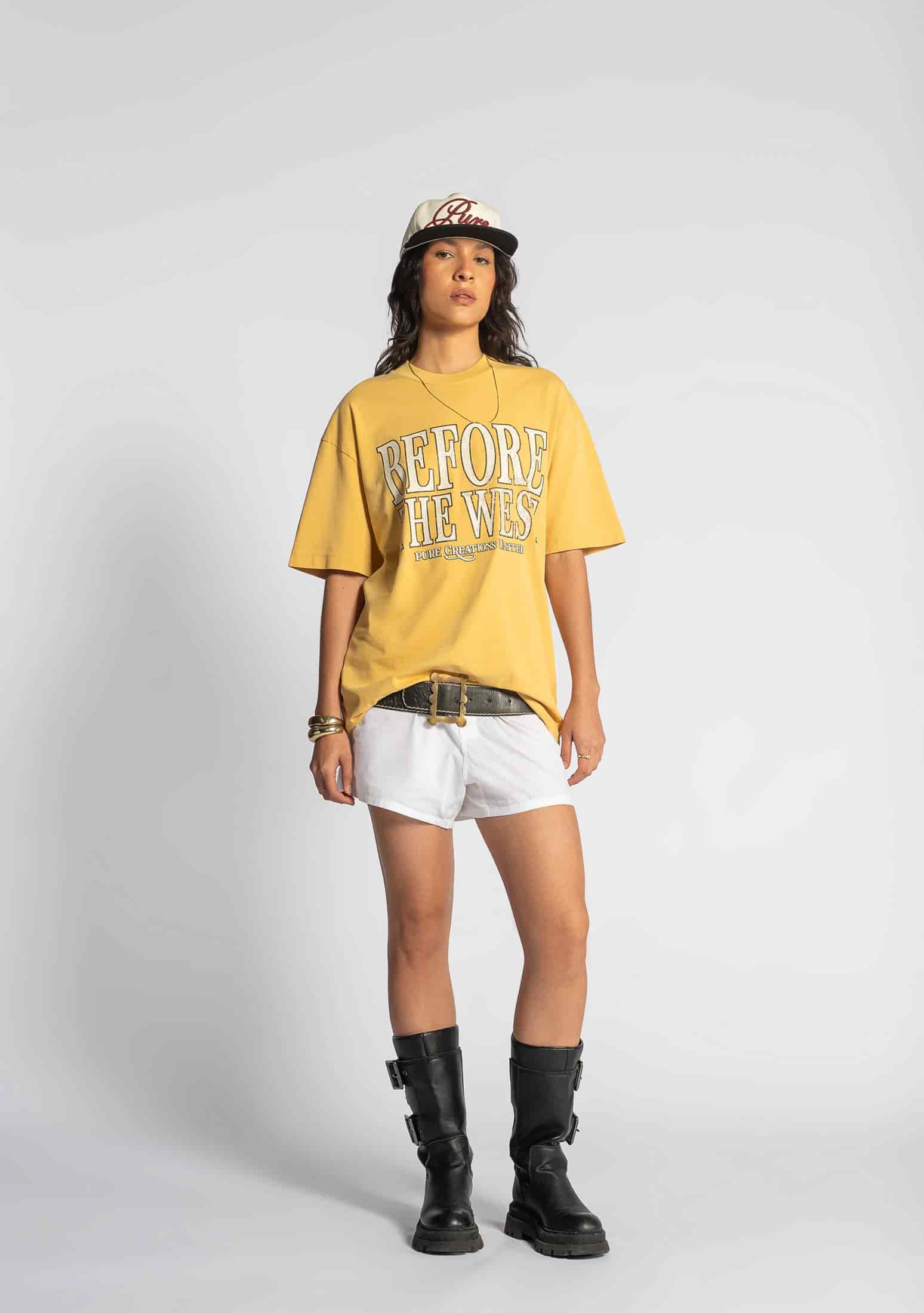 Before The West mustard t-shirt - miniatura 5