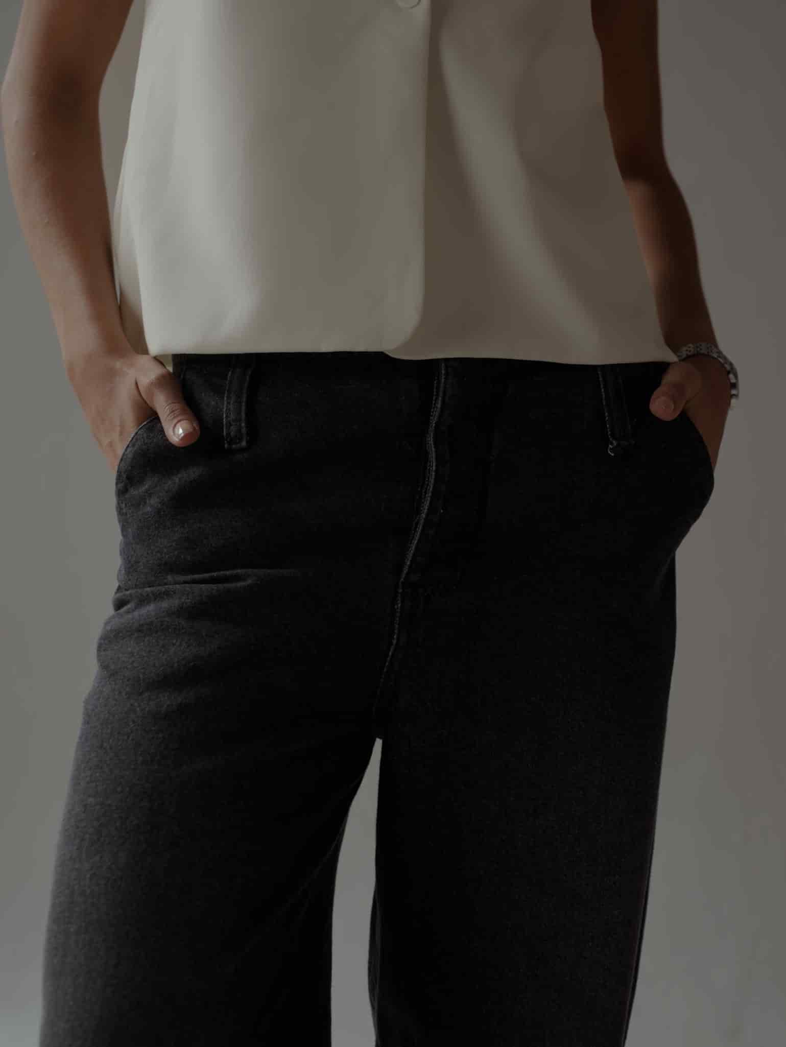 SARTORIAL BARREL JEAN - BLACK PEPPER - miniatura 4