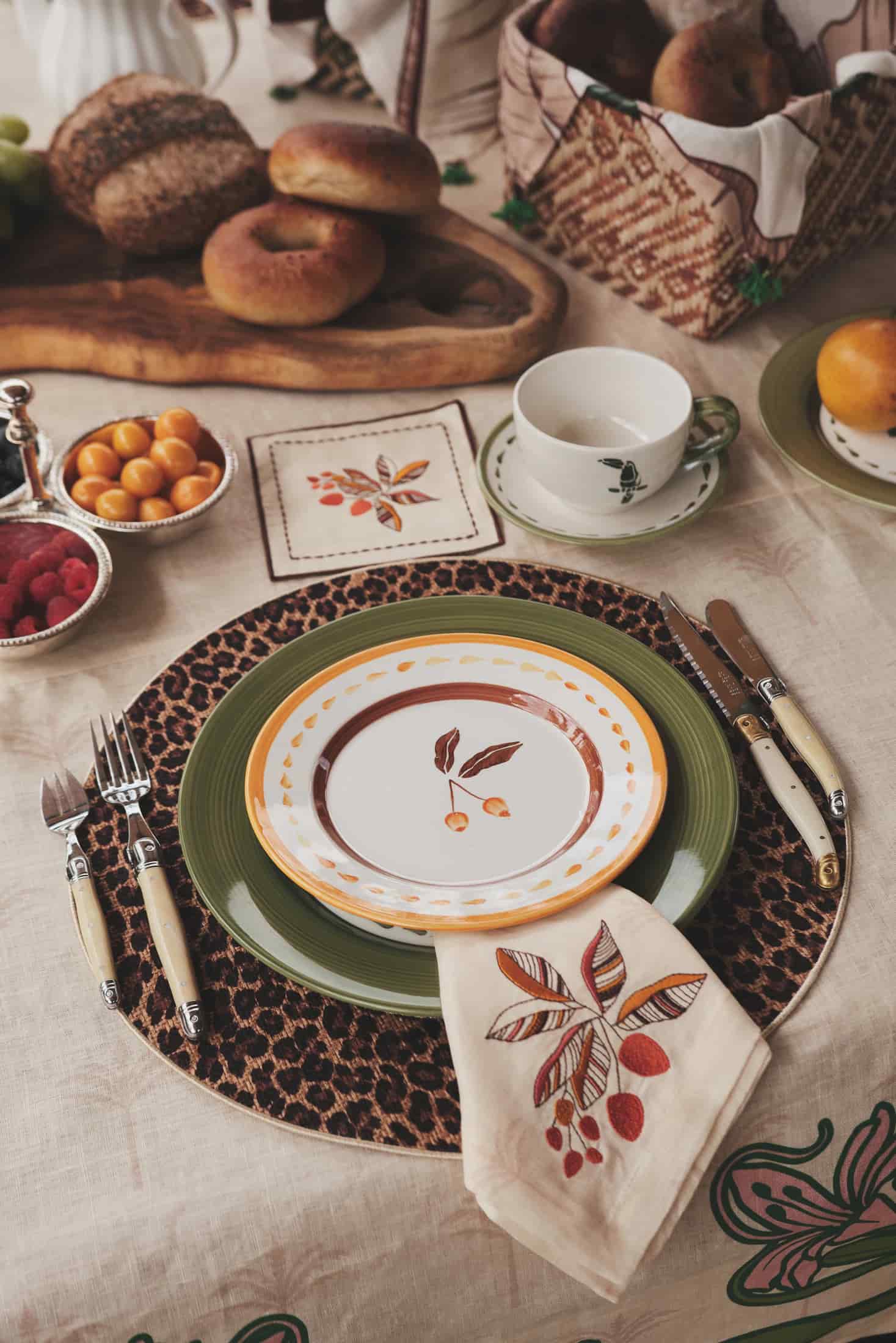 Chontaduros Linen Napkins / Ivory & Terra - Set of 4 - miniatura 2