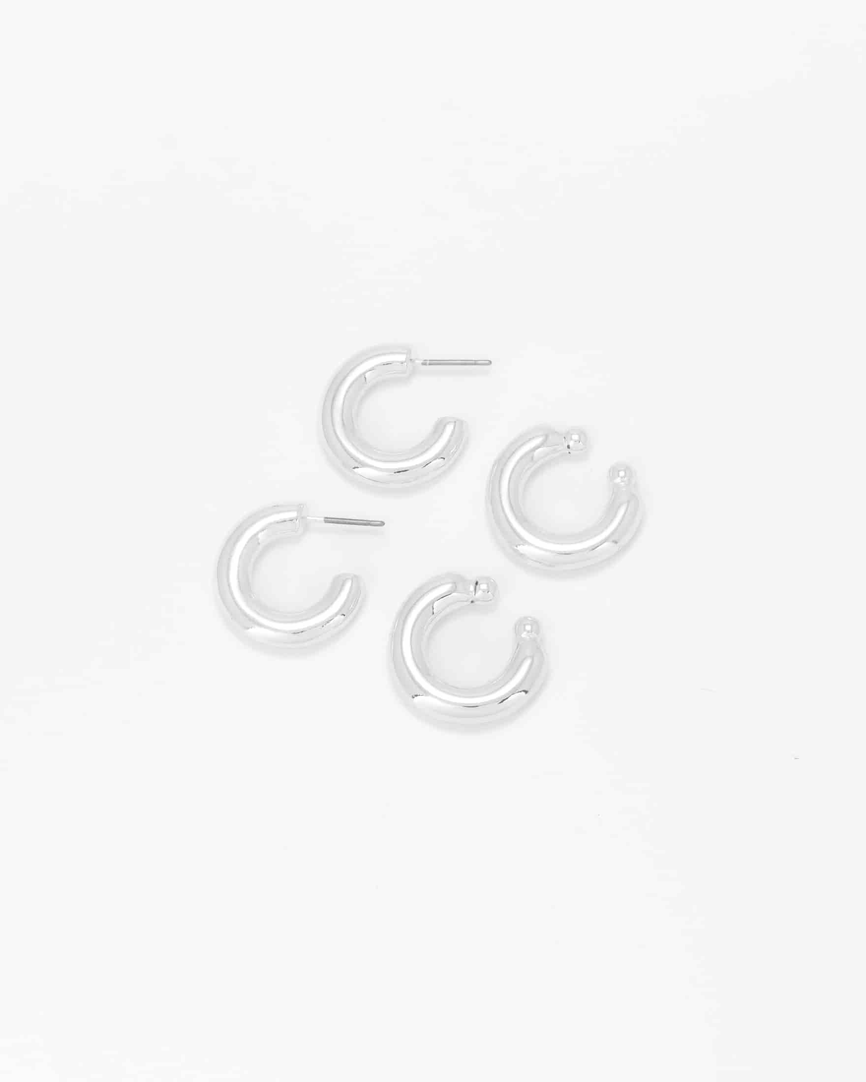 Set candongas + 2 earcuff - miniatura 2