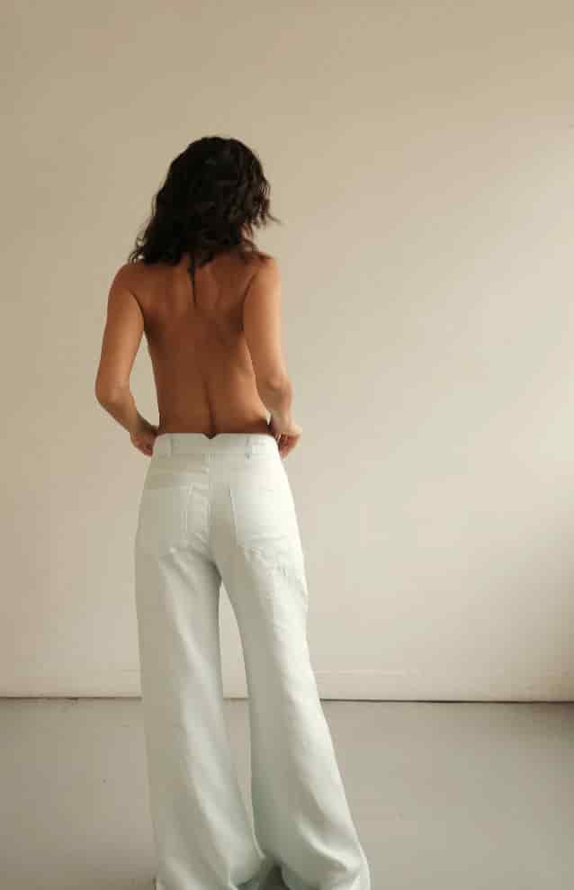 Pantalón Aire de lino | Azul claro - miniatura 6