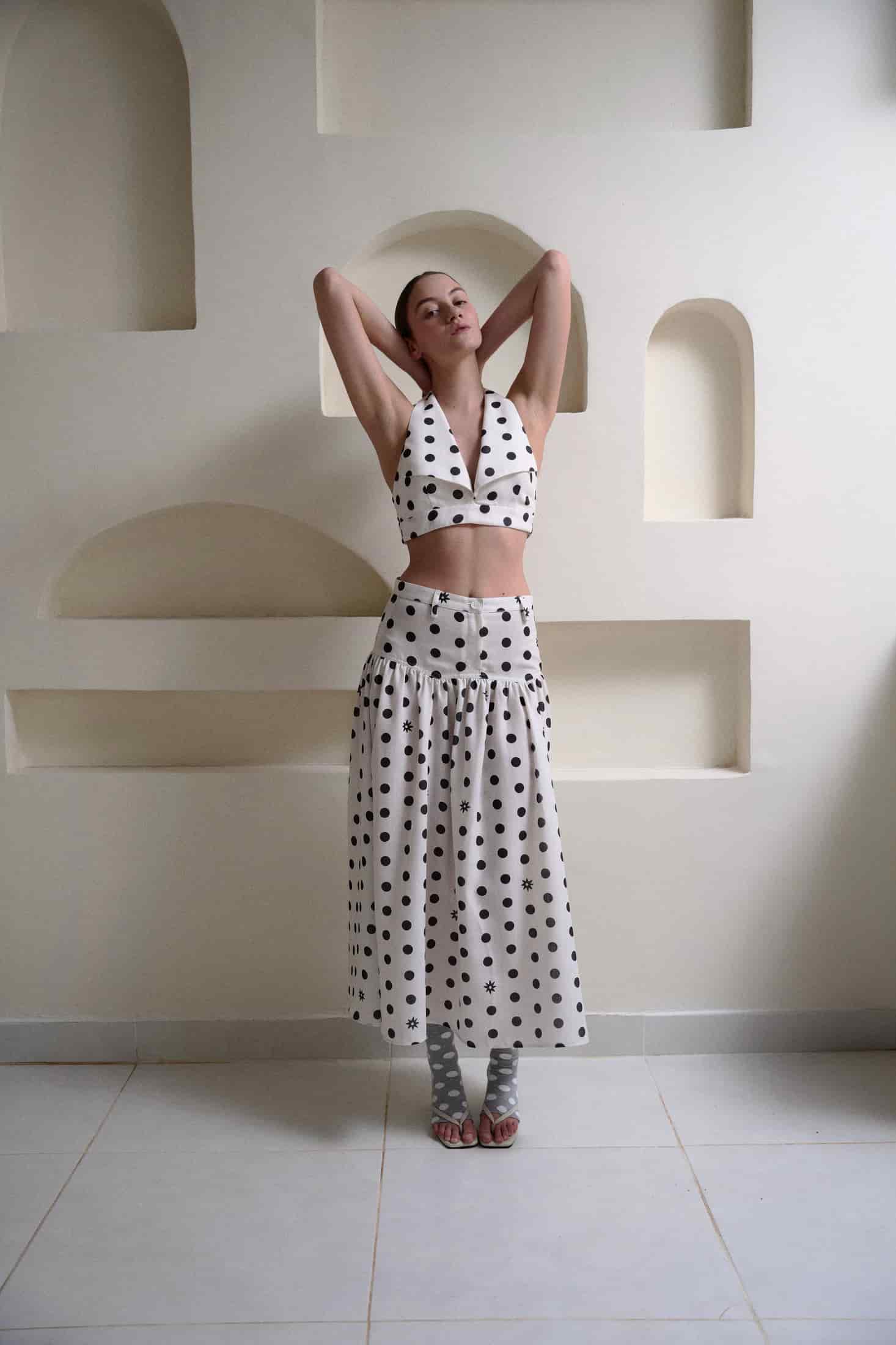 DOTTIE MAXI SKIRT - miniatura 3
