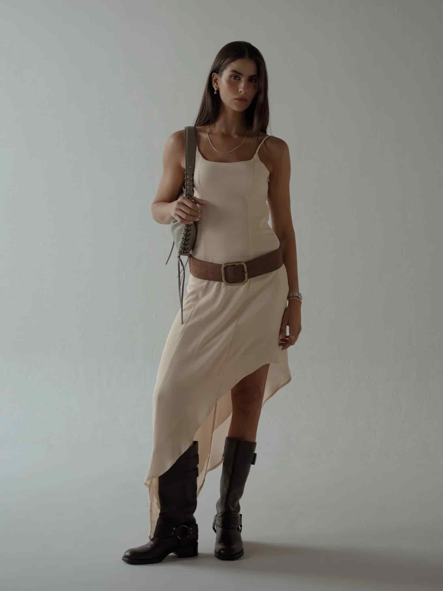 THE MINIMAL DRESS - NATURAL - miniatura 1