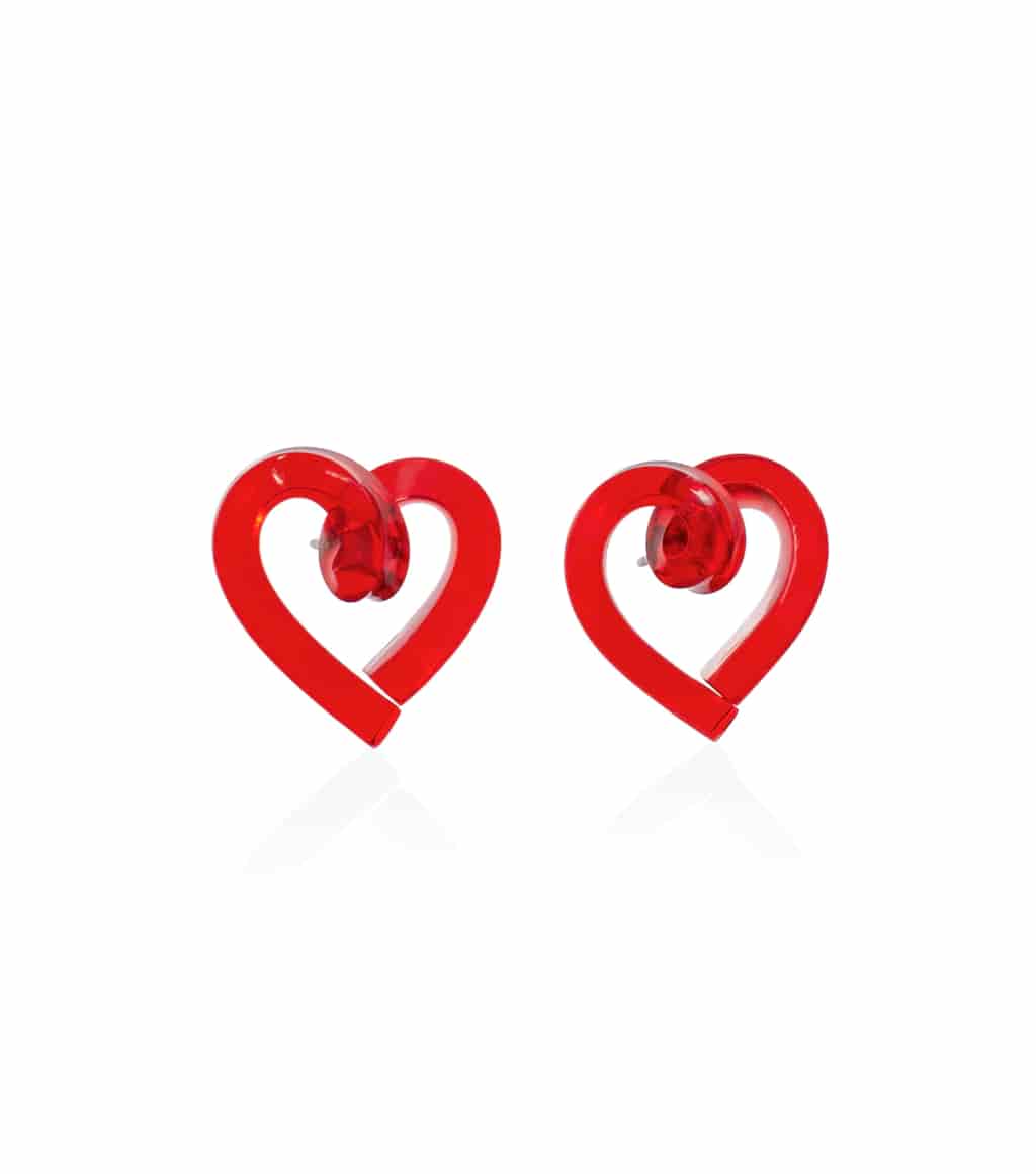 Aretes Corazón Infinito Mini - miniatura 2