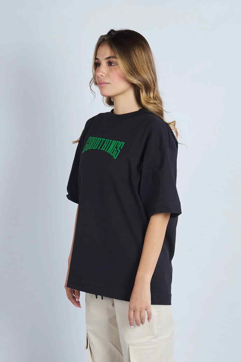 Camiseta oversize estampado Good Things Negro | DROP 03 | - miniatura 6