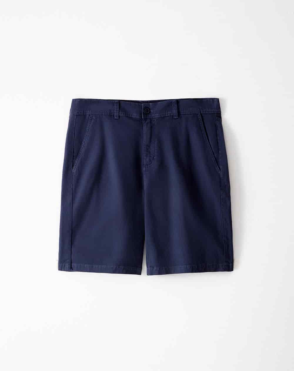 Bermuda regular drill algodón azul hombre - miniatura 5