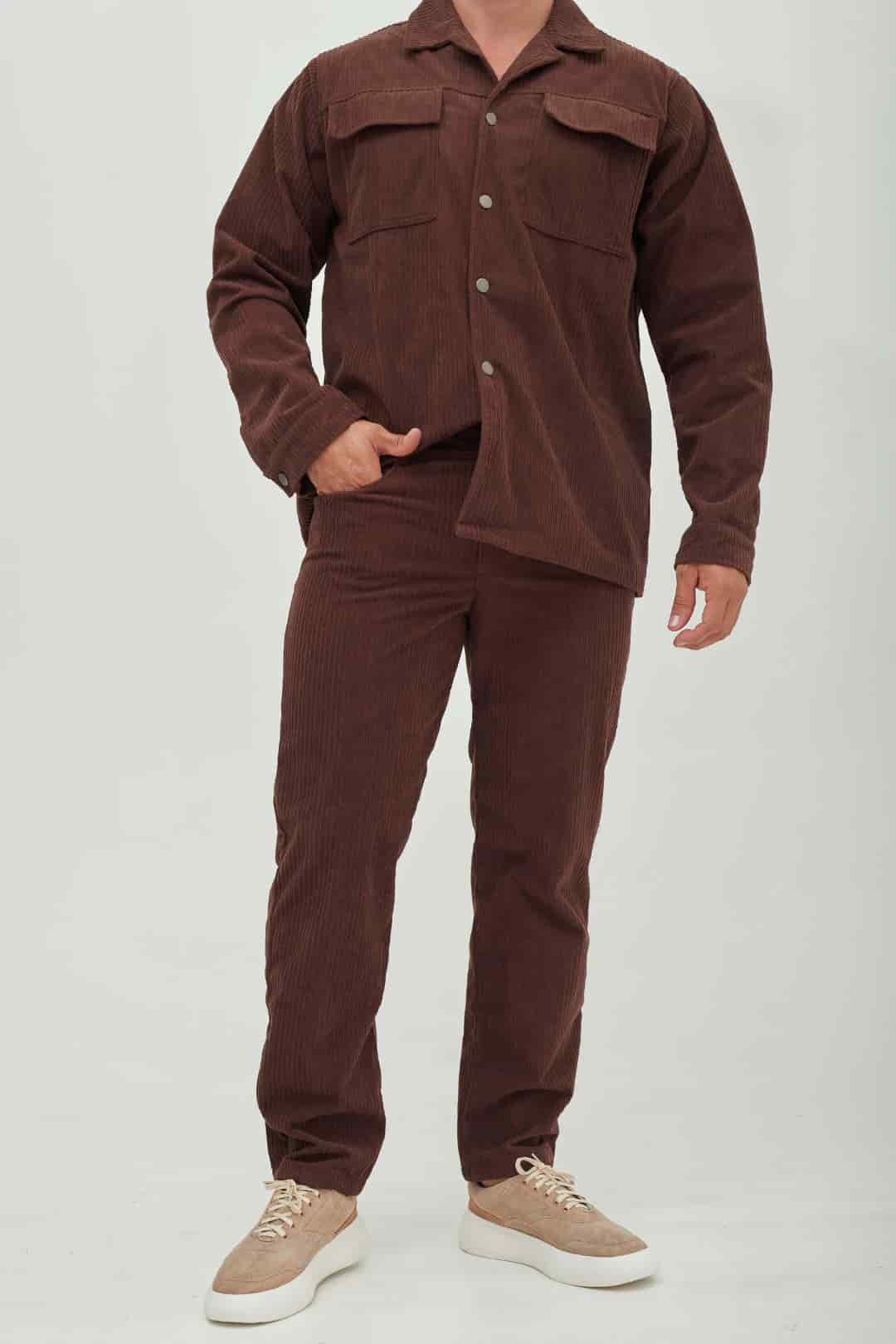 Pantalón Corduroy Marrón - miniatura 3