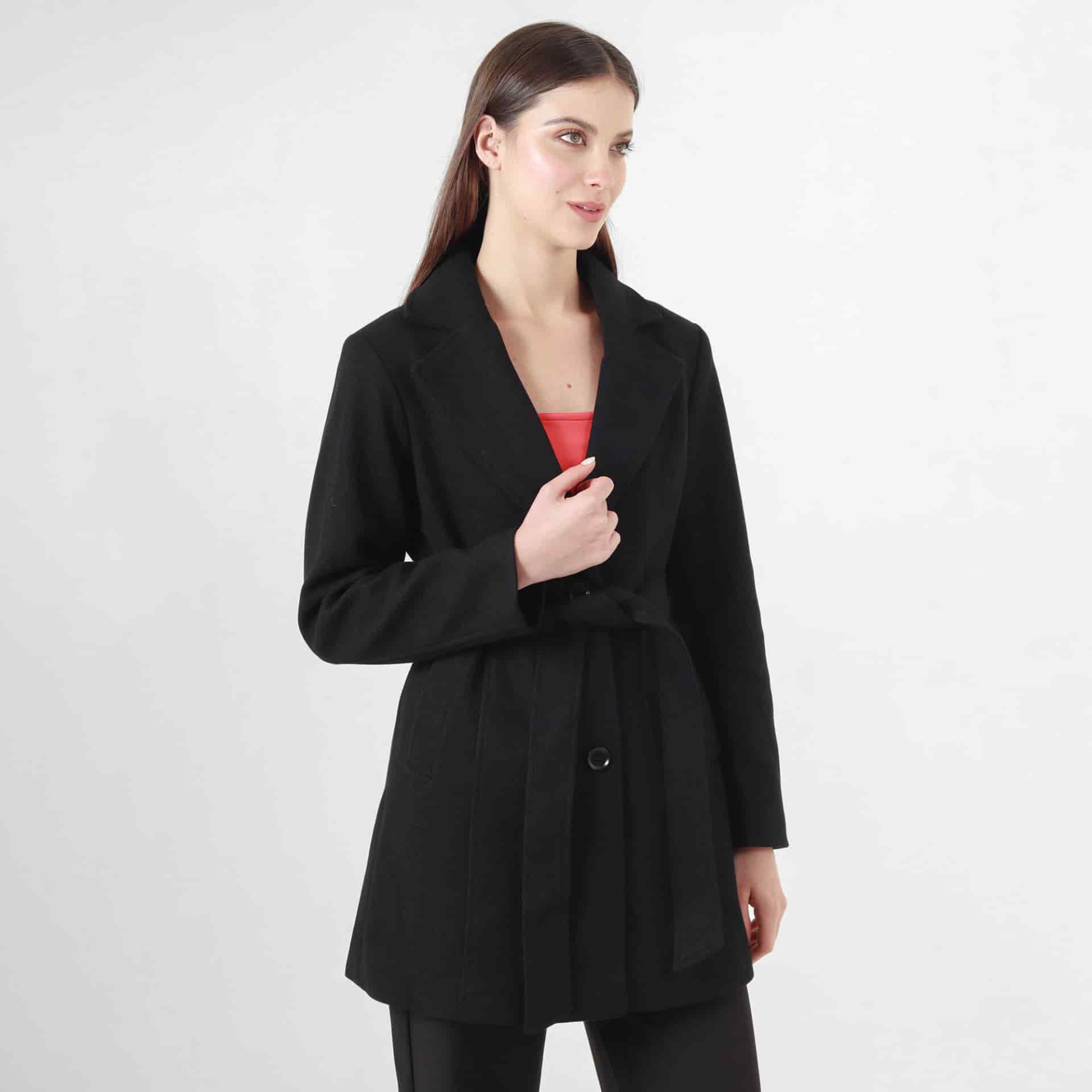 Chaqueta Cuello Solapa Manga Larga - miniatura 1
