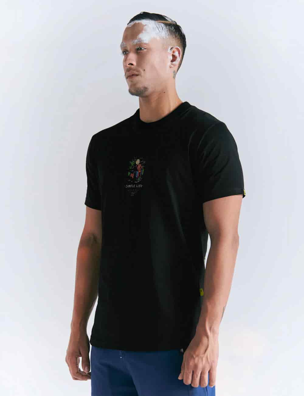 Camiseta Regular Fit Mountain Life negro Hombre - miniatura 12