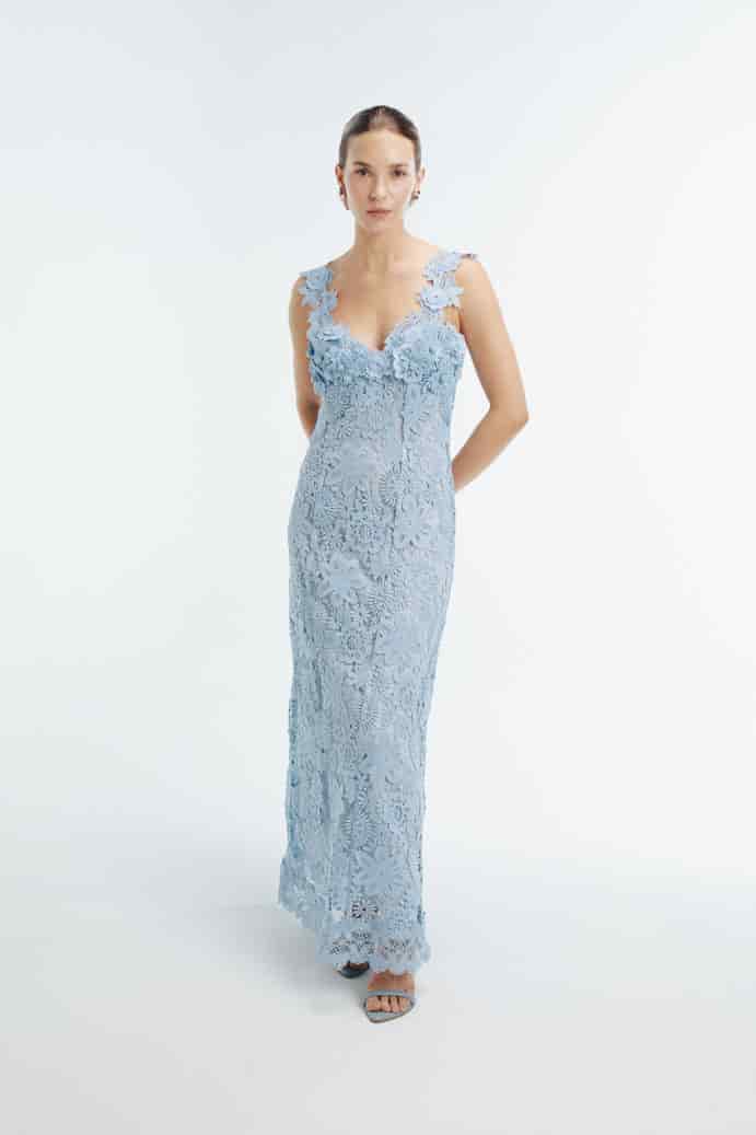 ORCHID ISLAND MAXI DRESS SKY - miniatura 1