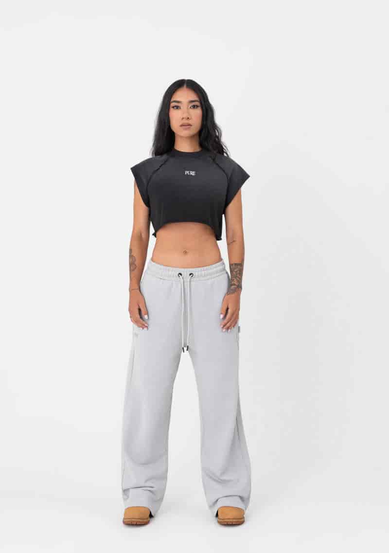 Atelier Black washed Crop top - miniatura 4