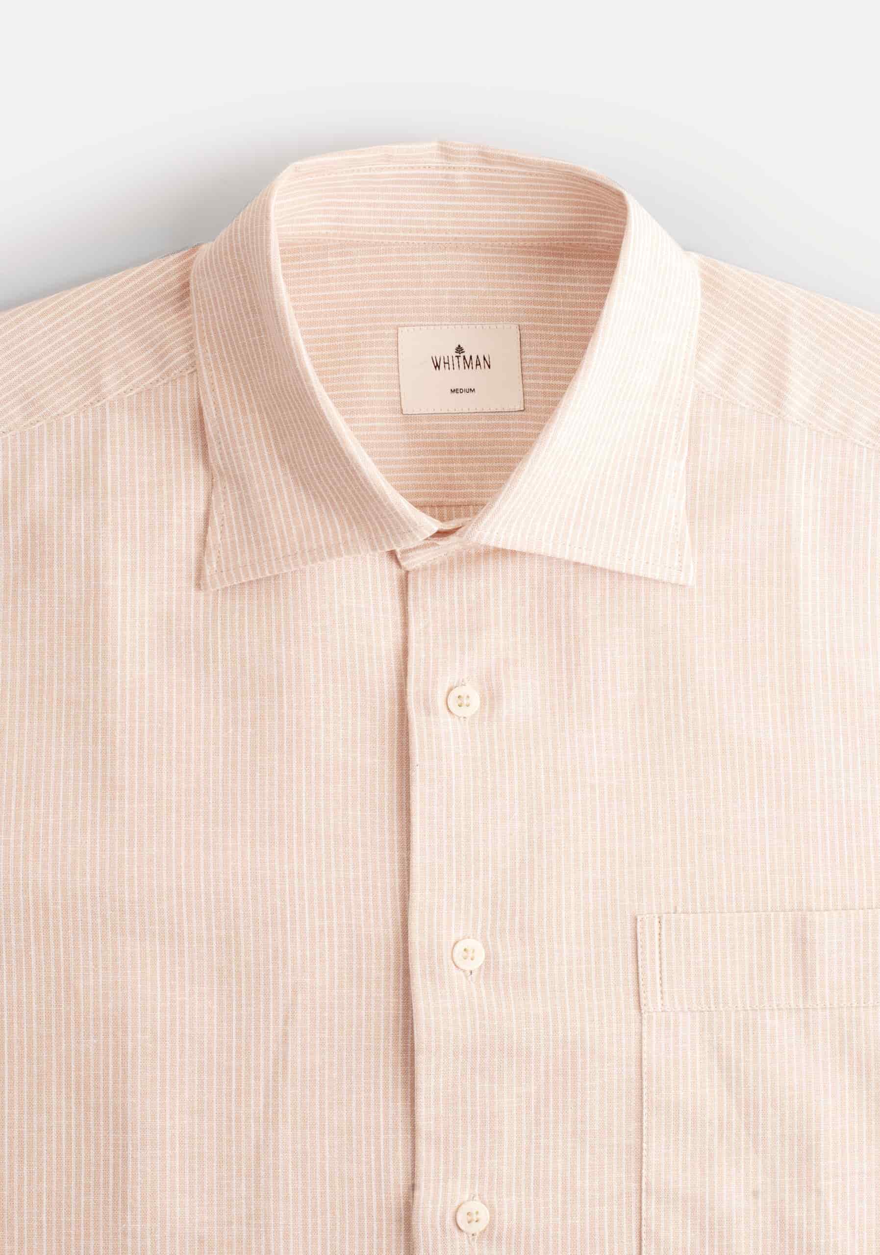 Camisa H CI Jamaica Rayas Delg Café Claro - miniatura 2