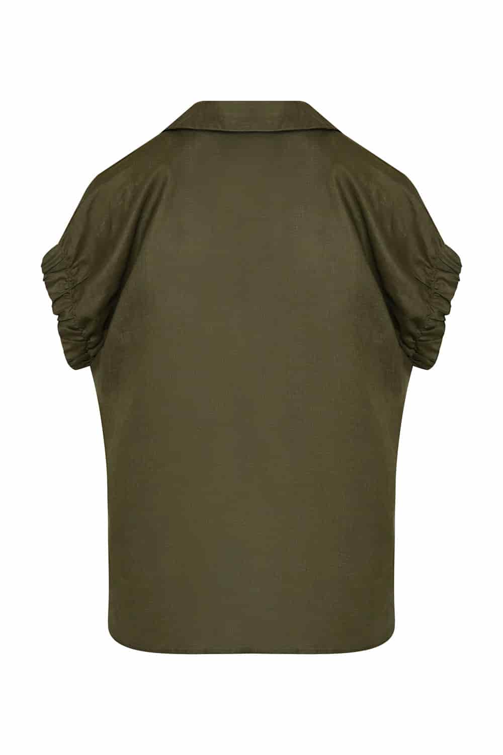 Blusa janine verde oliva - miniatura 2