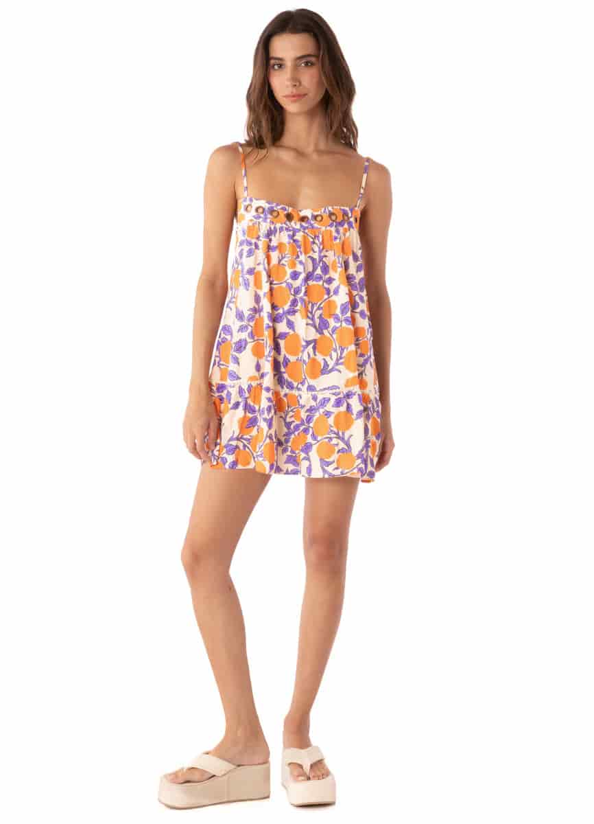 Maaji Western Orange Flower Guilia Short Dress - miniatura 2