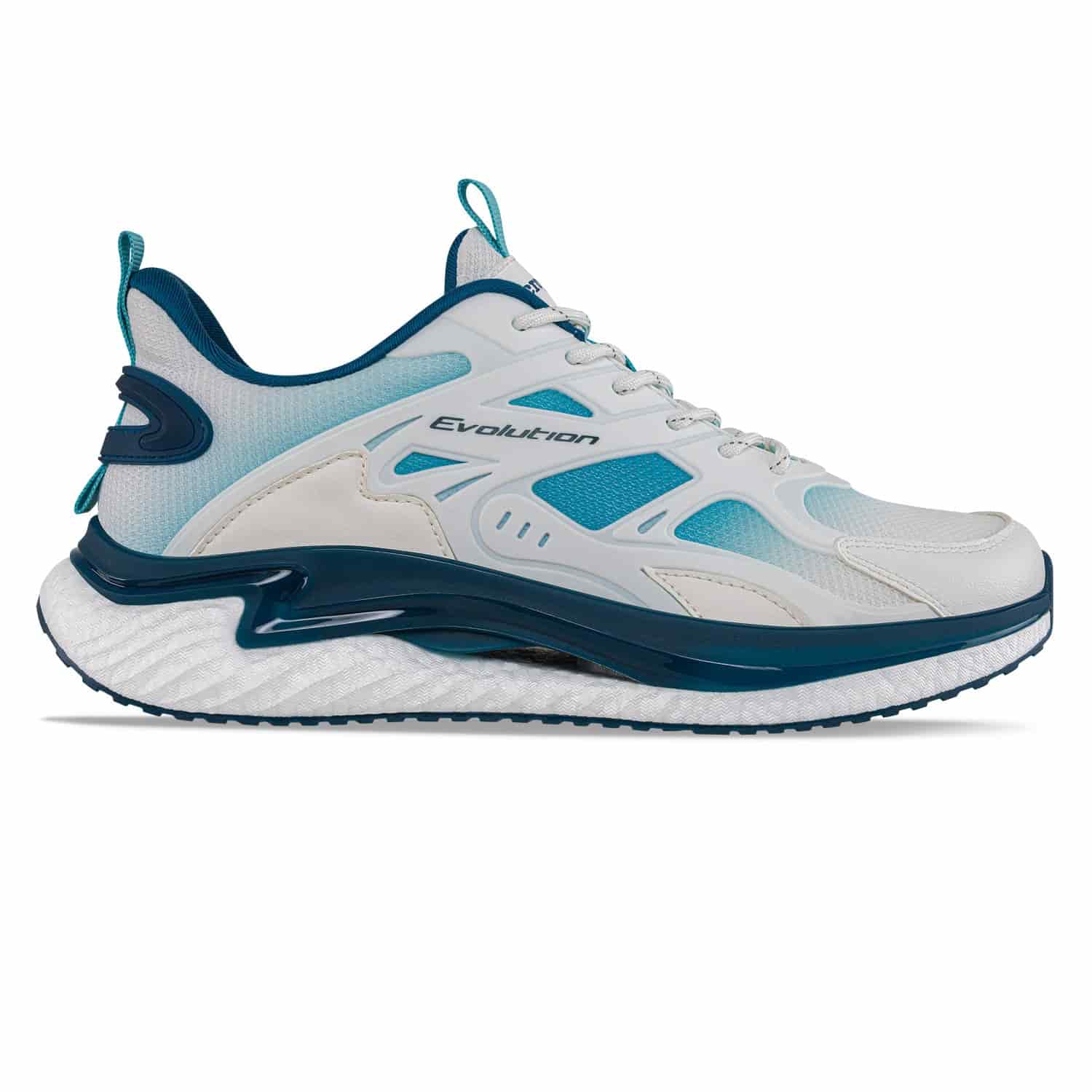 Tenis Running Mufos Blanco-Azul Croydon Para Hombre - miniatura 3