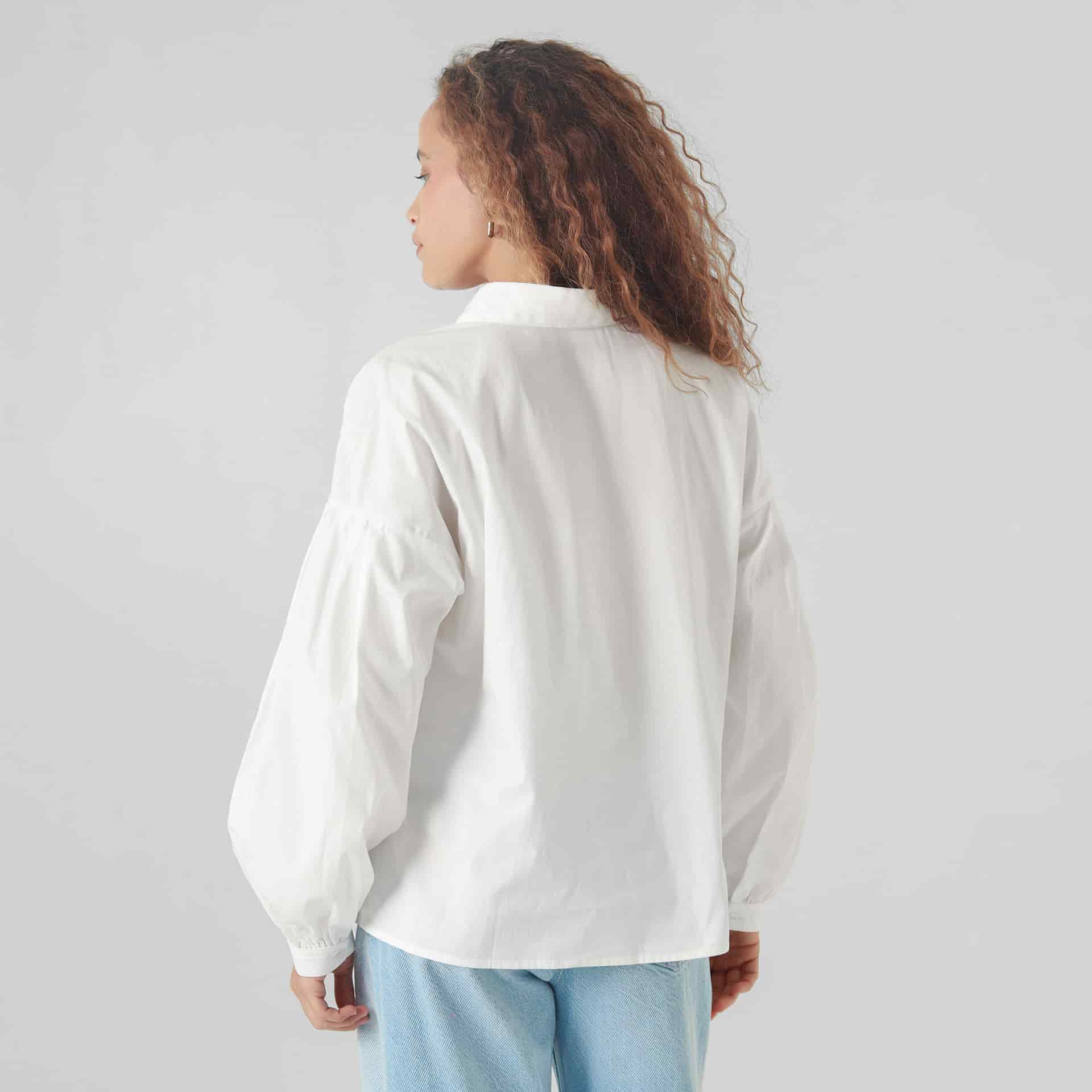 Camisa Cuello Camisero Manga Larga - miniatura 4