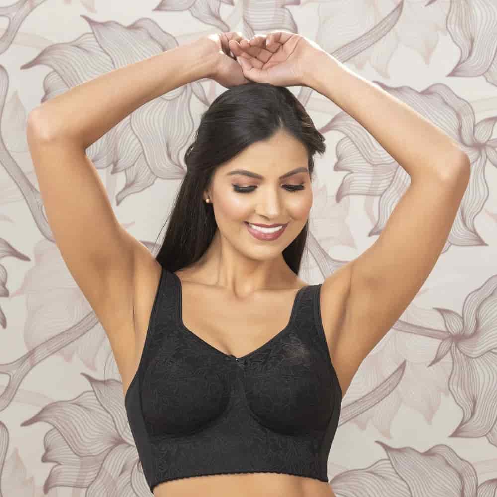 Brasier Clásico en Blonda con Tira Acolchada y Espalda Ancha - miniatura 8