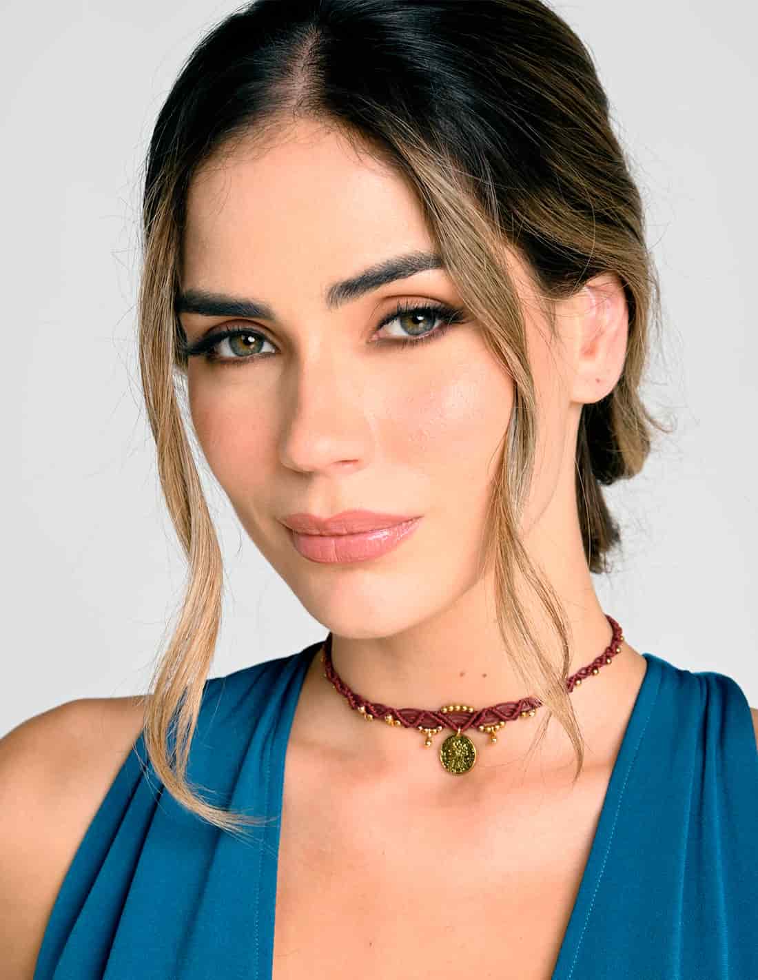 Choker Lía Red Wine - miniatura 1