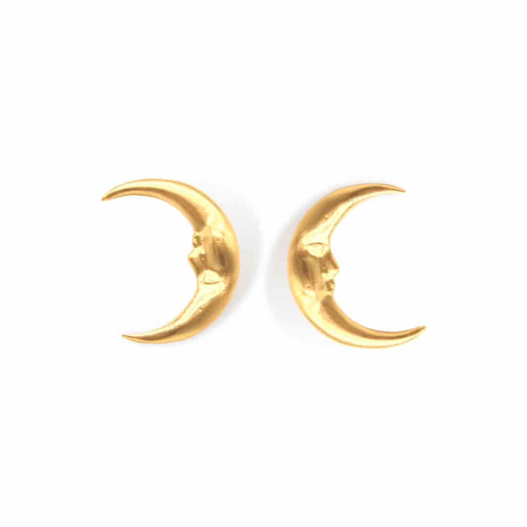 Aretes de media luna grande - miniatura 1