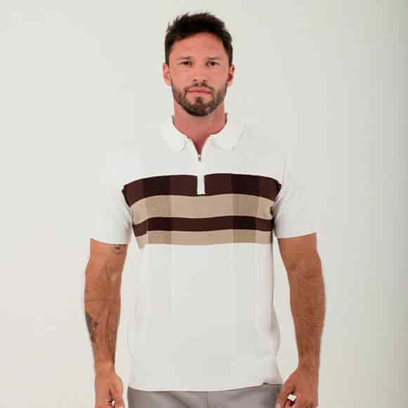 SUETER POLO MODA TEJIDO HOMBRE - miniatura 1