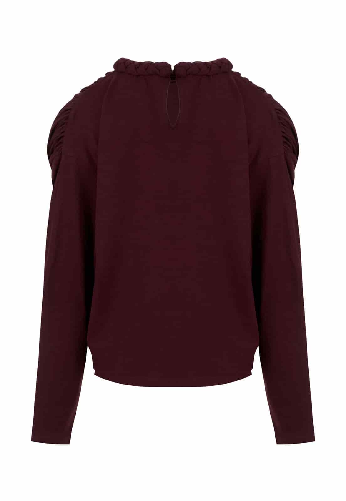 LONG SLEEVE BRAIDED T-SHIRT - miniatura 3
