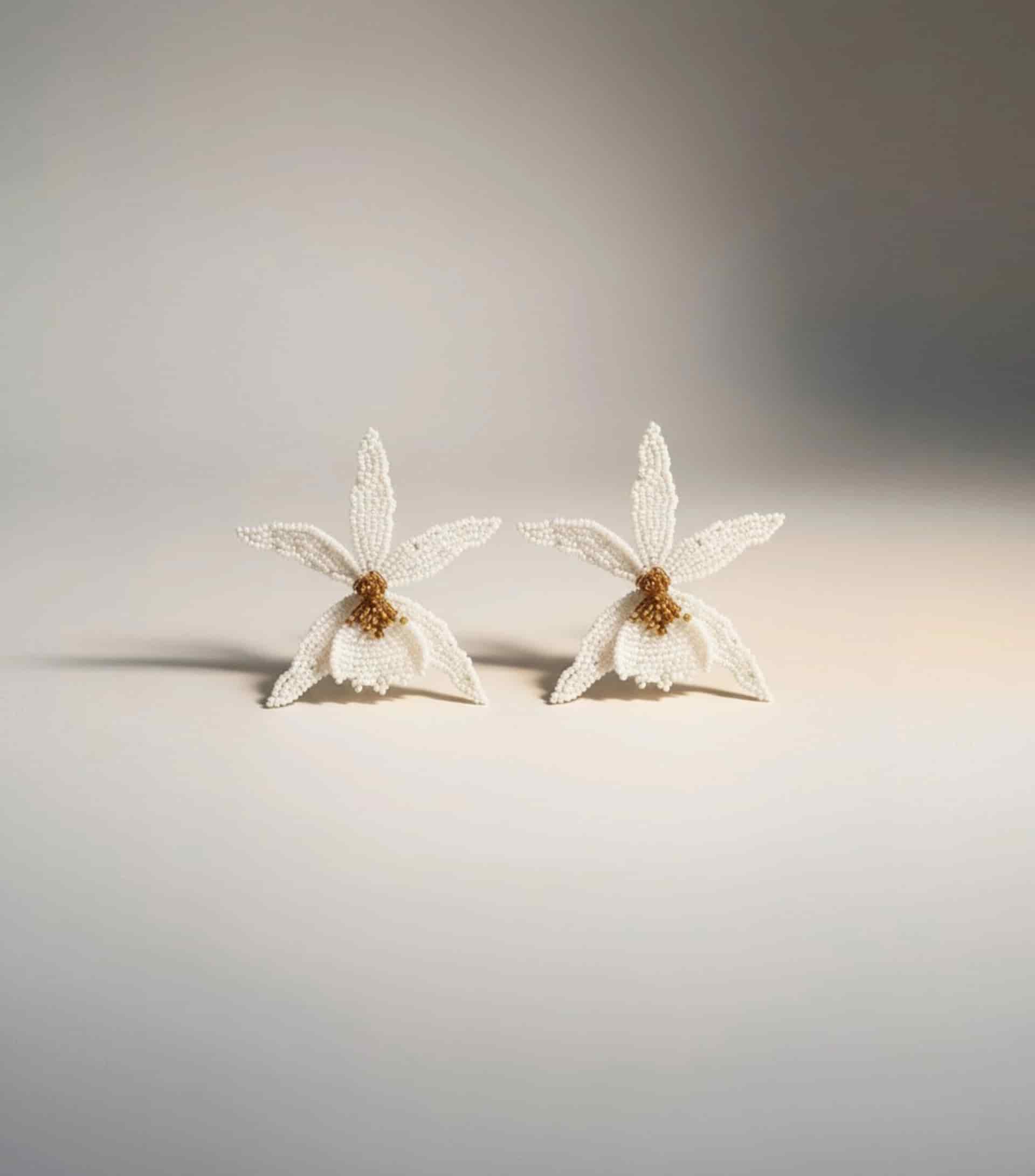 Aretes Vanillo Nácar - miniatura 2