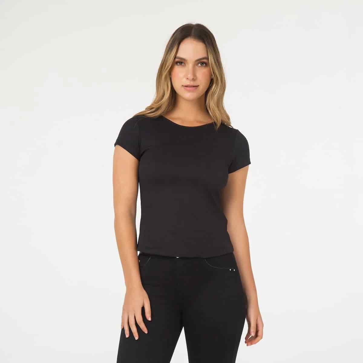 Camiseta Basica Cuello Redondo Melisa - miniatura 6