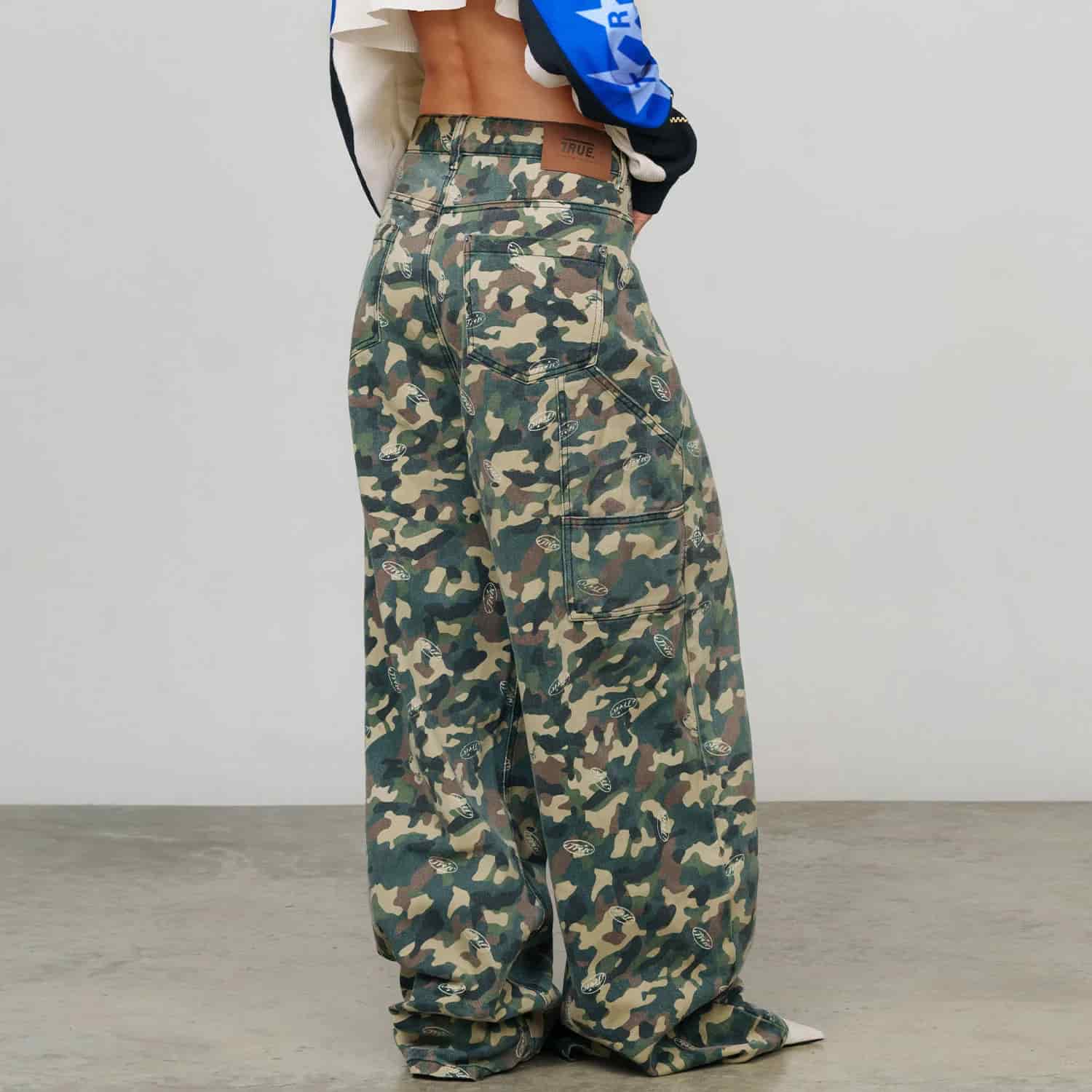 Racing Camo Carpenter Pants - Green - miniatura 4