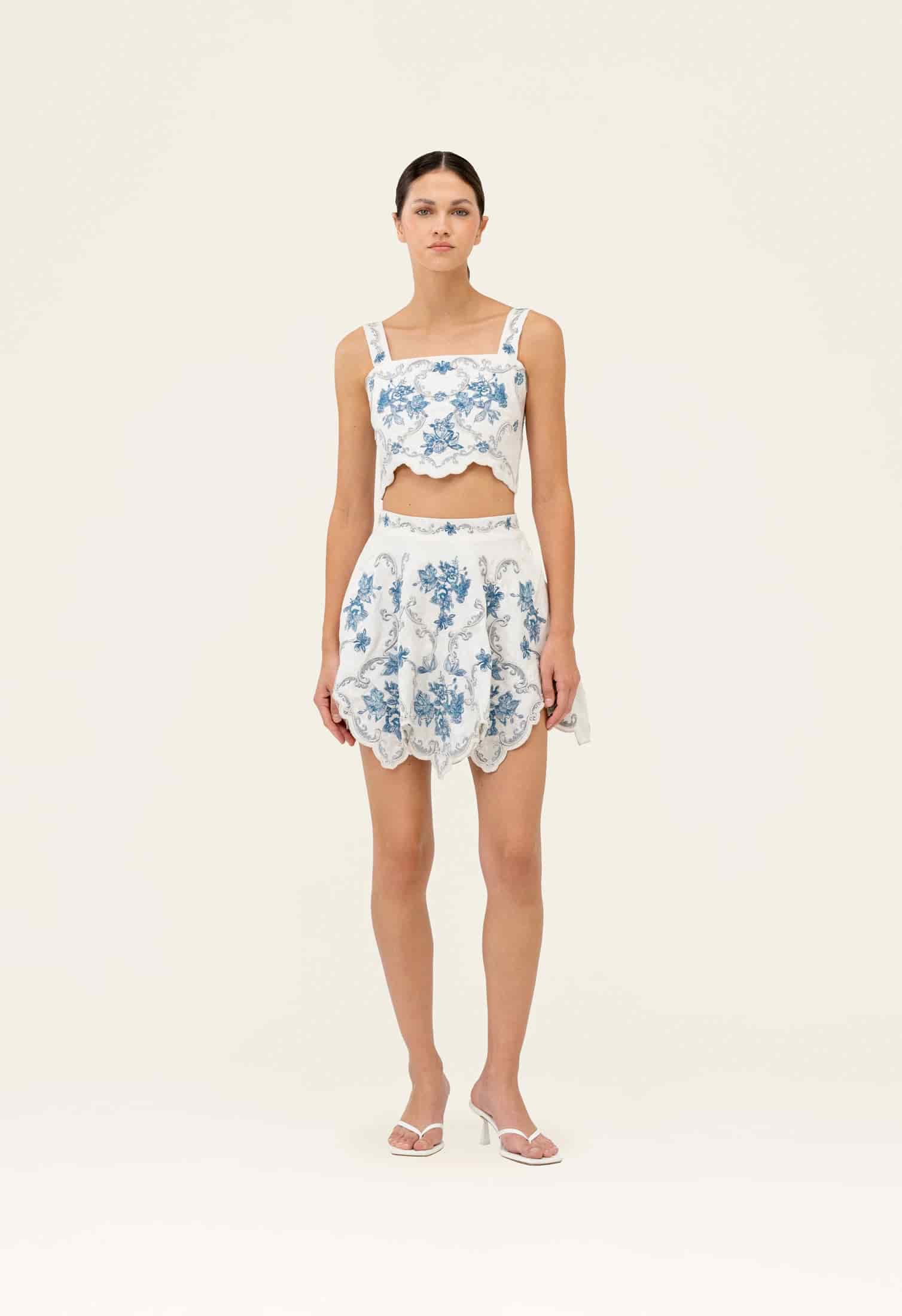 Retrato Gloriosa Mini Skirt - miniatura 2