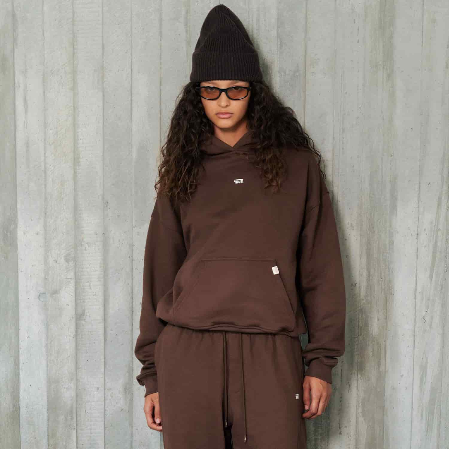 True Classic Hoodie - Brown - miniatura 9