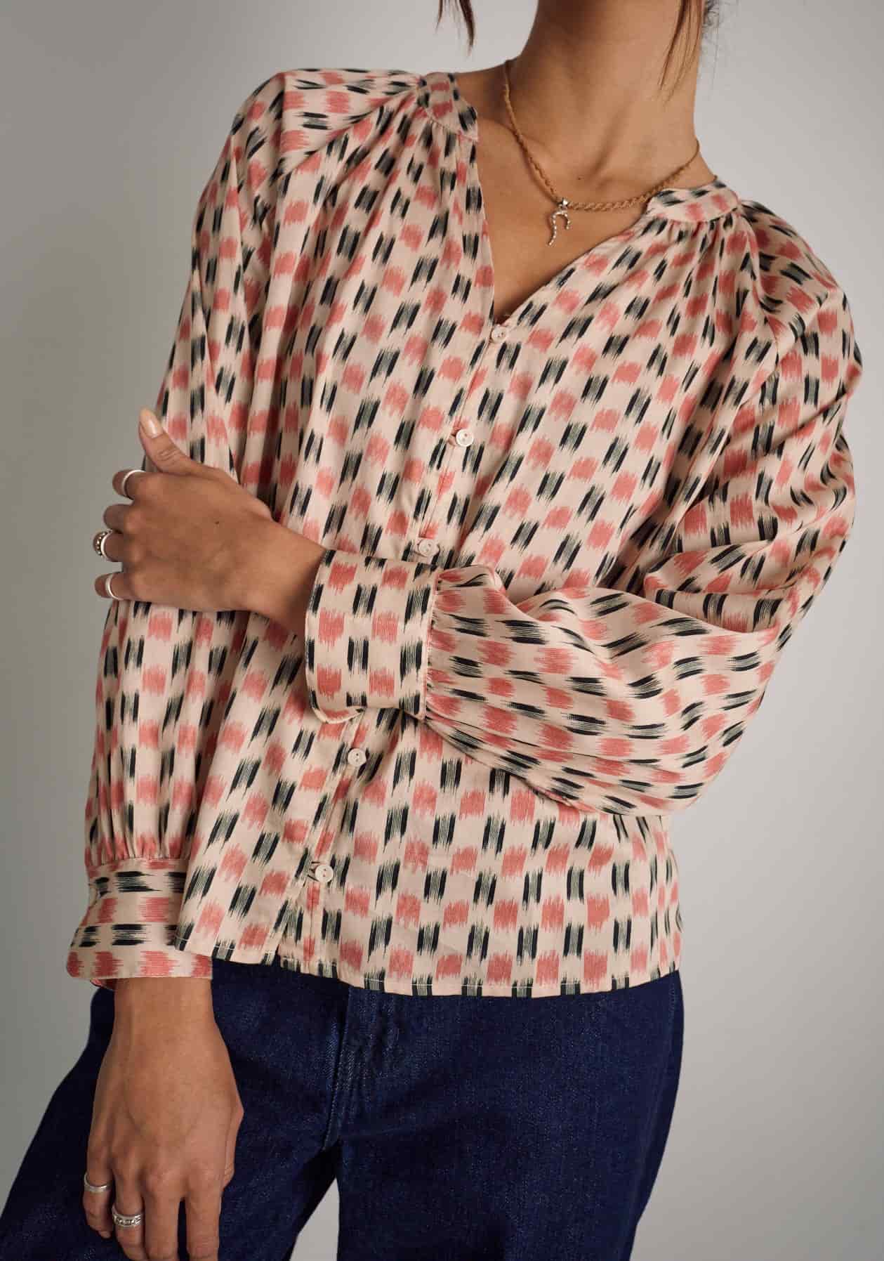 Blusa M Leticia Estampado Rosado - miniatura 5