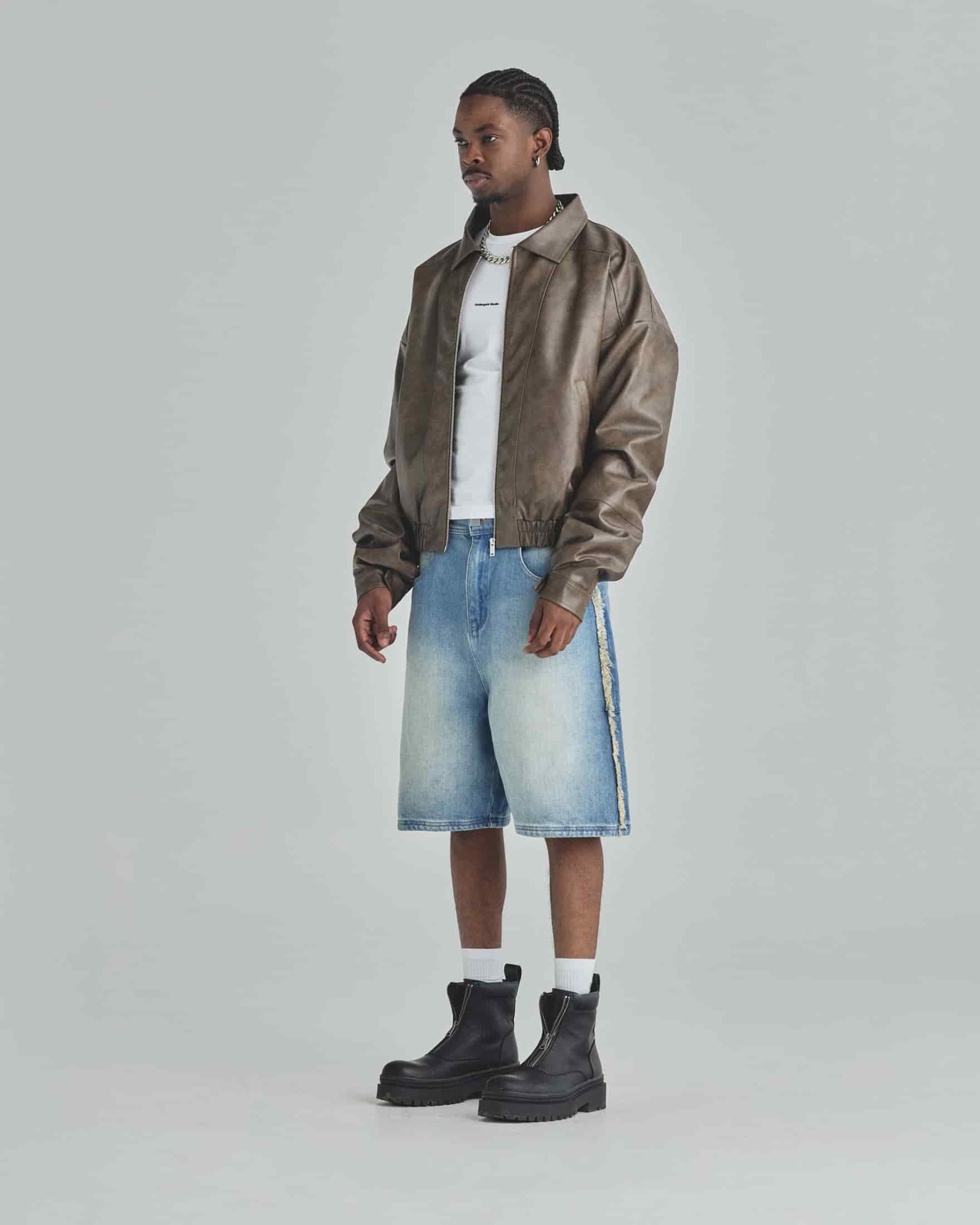 Spring Frayed Jorts Blue - miniatura 5