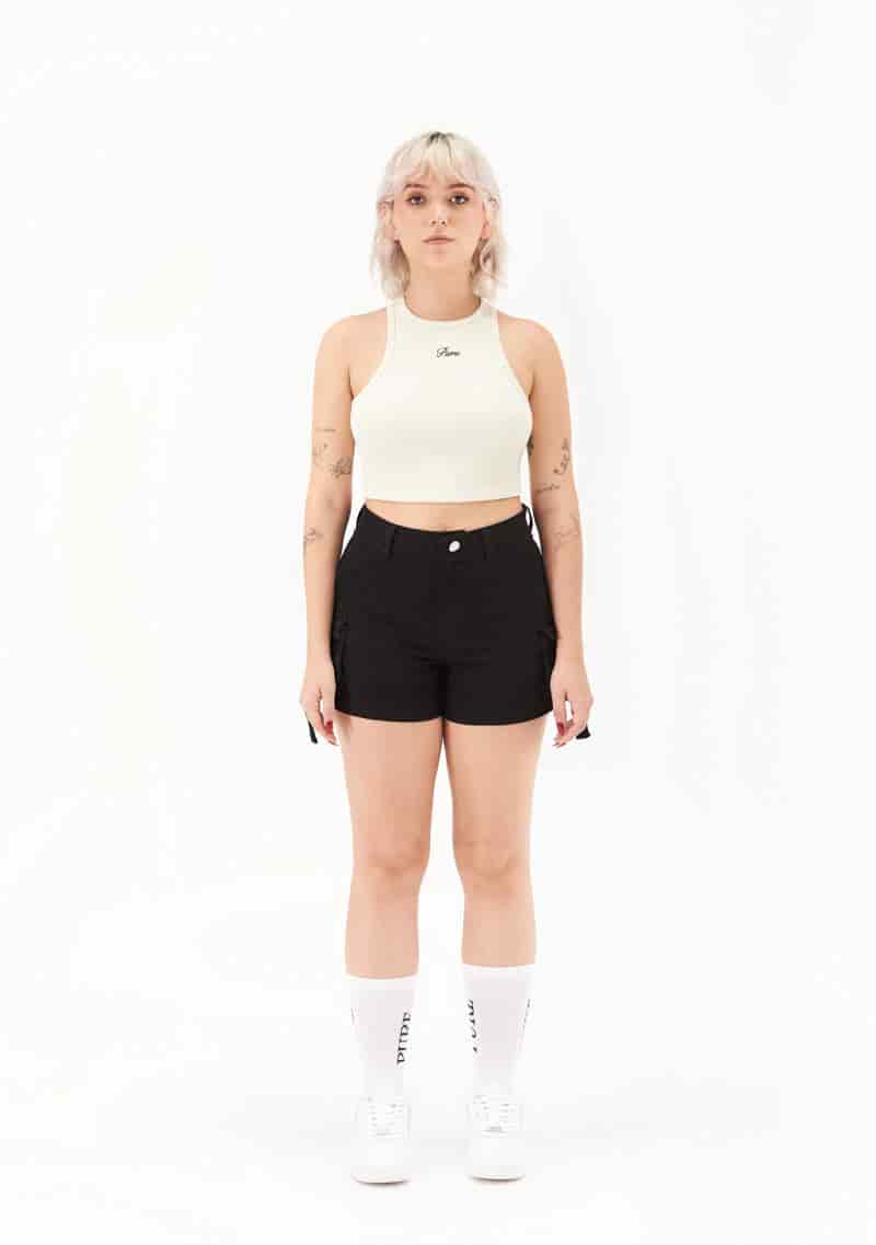 Classic cream crop top - miniatura 3