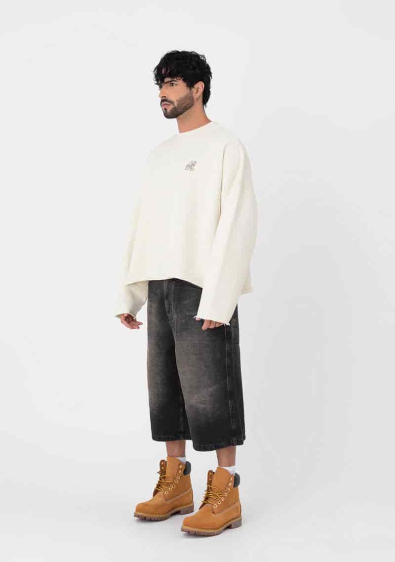 Atelier cream crewneck - miniatura 4